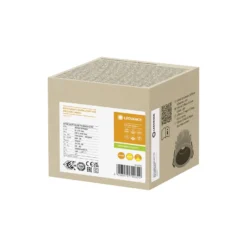 Ledvance LED Spot Mörklight Aluminium Vit 8W 680lm 36D - 930 Varm Vit | Utskärning 68mm - IP44 - Bästa färgåtergivning - Dimbar