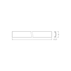 Ledvance Led Strip Profile Cover LS AY-PC/R02/D/1 - Vit