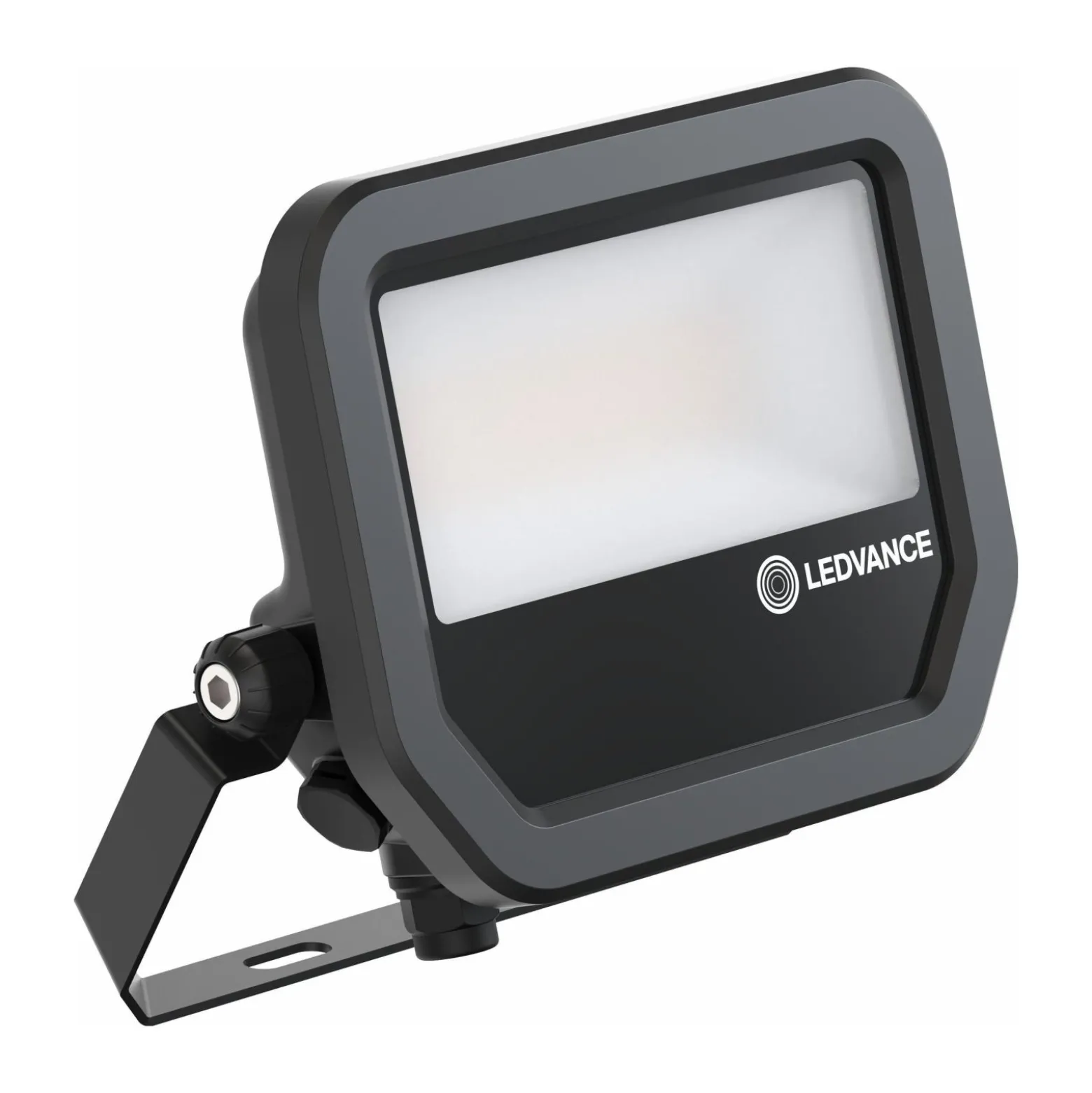 Ledvance LED Strålkastare Aluminium Svart 17W 2400lm 100D - 840 Kallvit | IP66 - Symmetrisk