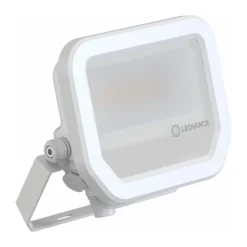 Ledvance LED Strålkastare Aluminium Vit 8W 1100lm 100D - 830 Varm Vit | IP66 - Symmetrisk