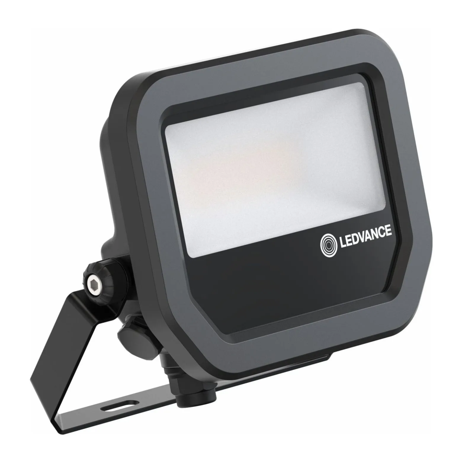 Ledvance LED Strålkastare Aluminium Svart 8W 1200lm 100D - 840 Kallvit | IP66 - Symmetrisk