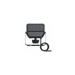 Ledvance LED Strålkastare Aluminium Svart 41W 6000lm 100D - 840 Kallvit | IP65 - Rörelse- Och Ljussensor - Symmetrisk