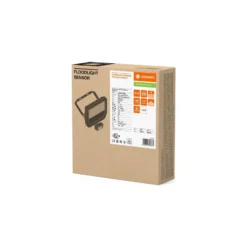 Ledvance LED Strålkastare Aluminium Vit 41W 6000lm 100D - 840 Kallvit | IP65 - Rörelse- Och Ljussensor - Symmetrisk