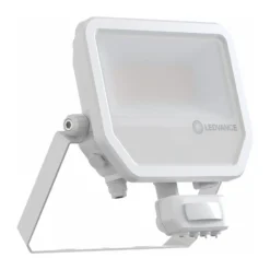 Ledvance LED Strålkastare Aluminium Vit 41W 5500lm 100D - 830 Varm Vit | IP65 - Rörelse- Och Ljussensor - Symmetrisk