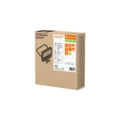 Ledvance LED Strålkastare Aluminium Vit 41W 5500lm 100D - 830 Varm Vit | IP65 - Rörelse- Och Ljussensor - Symmetrisk