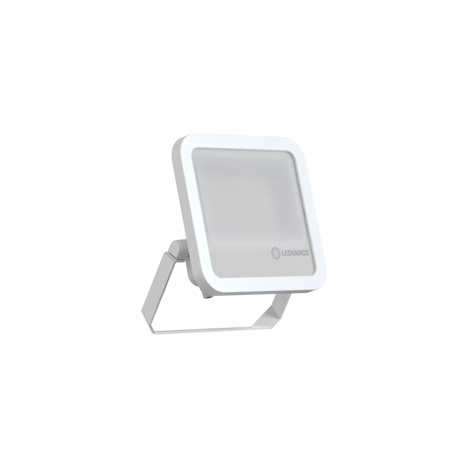 Ledvance LED Strålkastare 100 Aluminium Vit 69W 9150lm 100D - 830 Varm Vit | IP66 - Symmetrisk
