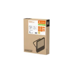 Ledvance LED Strålkastare Aluminium Svart 100W 14000lm 100D - 830 Varm Vit | IP66 - Symmetrisk