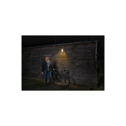 Ledvance LED Strålkastare Endura Spot Svart 16W 1500lm 50D - 840 Kallvit | IP55 - Rörelse- och ljussensor - Symmetrisk