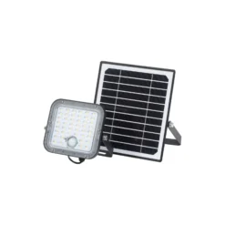 Ledvance LED Strålkastare Endura Split Solar Svart 10W 1400lm - 840 Kallvit| IP65 - Rörelsesensor