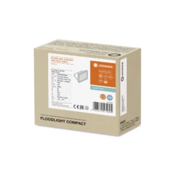 Ledvance LED Strålkastare Kompakt Vit 10W 1000lm 100D - 865 Dagsljus | IP65 - Symmetrisk