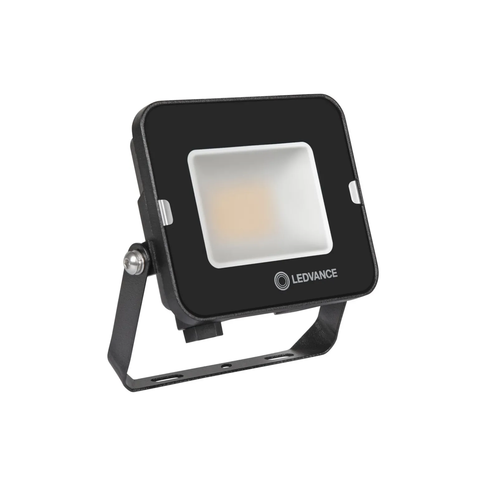 Ledvance LED Strålkastare Kompakt Svart 20W 2000lm 100D - 840 Kallvit | IP65 - Symmetrisk
