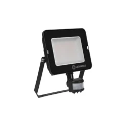 Ledvance LED Strålkastare Kompakt Svart 50W 5000lm 100D - 840 Kallvit | IP65 - Symmetrisk - Rörelse- och ljussensor