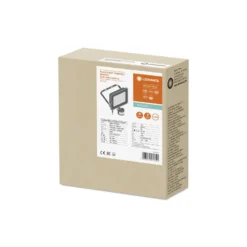 Ledvance LED Strålkastare Kompakt Svart 50W 5000lm 100D - 840 Kallvit | IP65 - Symmetrisk - Rörelse- och ljussensor
