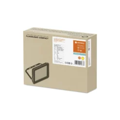 Ledvance LED Strålkastare Kompakt Vit 50W 4500lm 100D - 830 Varm Vit | IP65 - Symmetrisk