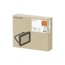 Ledvance LED Strålkastare Kompakt Svart 90W 9000lm 100D - 865 Dagsljus | IP65 - Symmetrisk