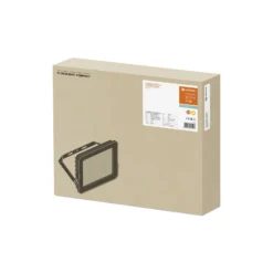 Ledvance LED Strålkastare Kompakt Svart 135W 12150lm 100D - 830 Varm Vit | IP65 - Symmetrisk