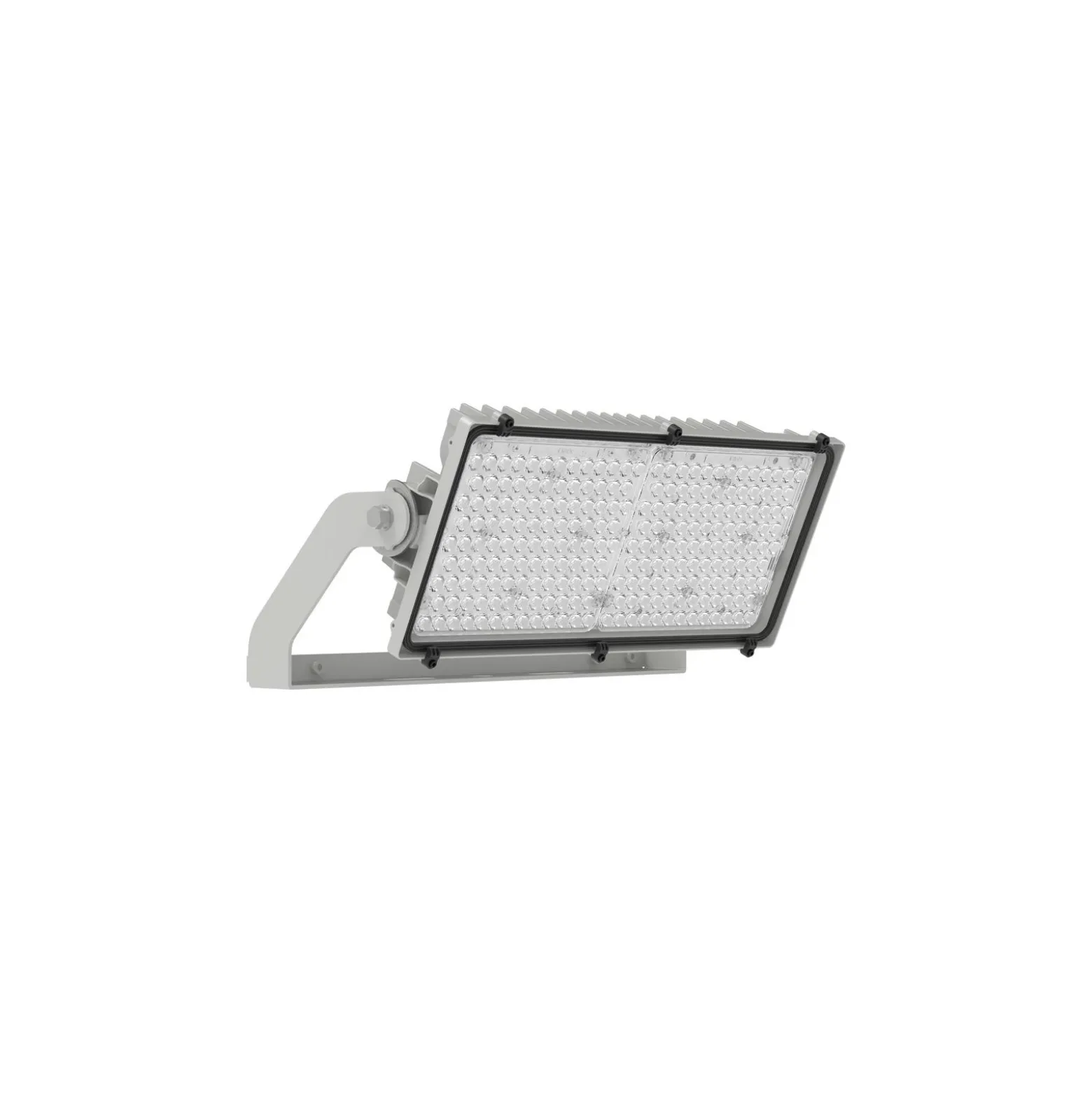 Ledvance LED Strålkastare Max Aluminium Grå 600W 69300lm 65x120D - 830 Varm Vit | IP66 - Asymmetrisk