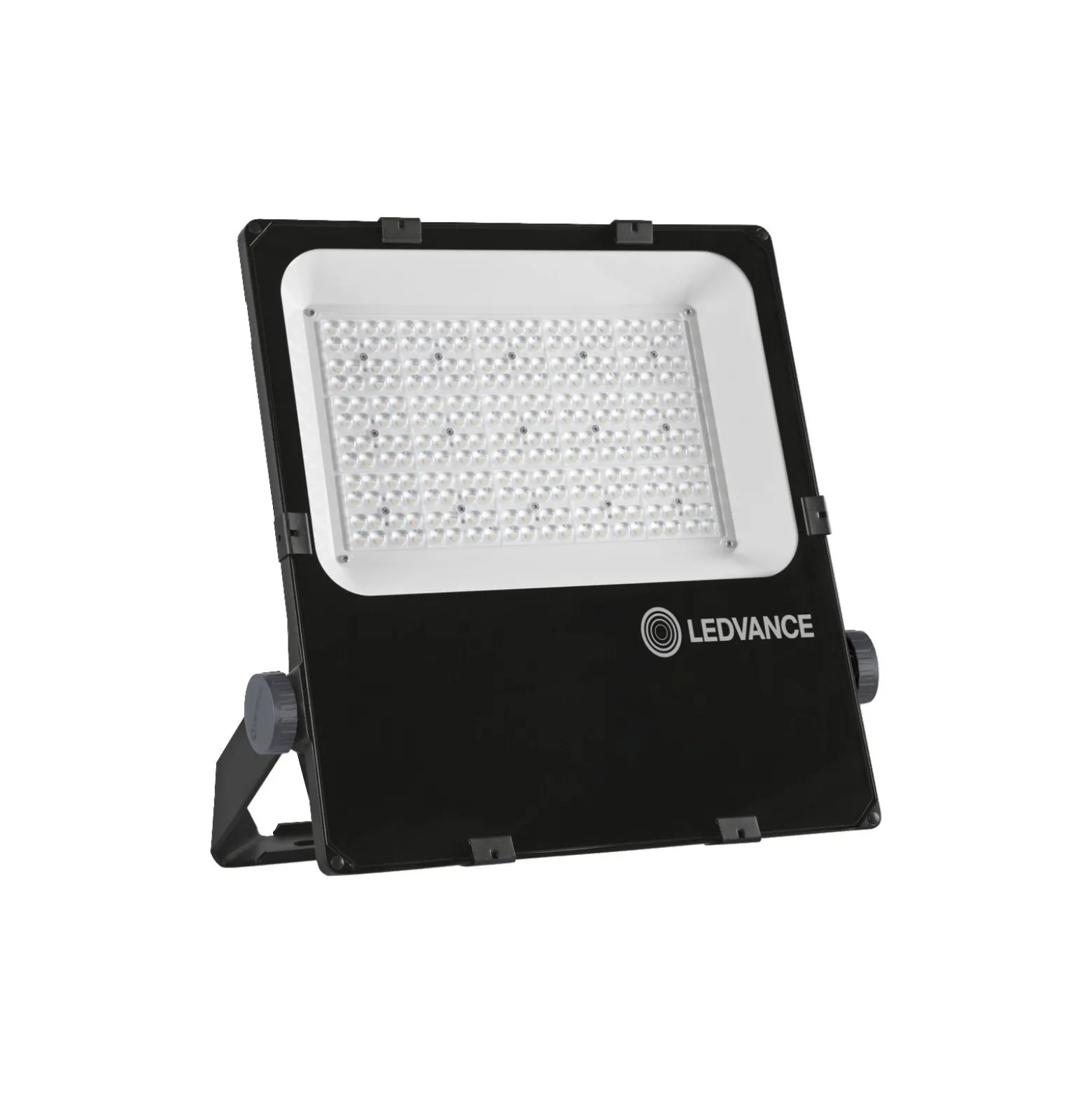 Ledvance LED Strålkastare Performance Svart 200W 26400lm 55x110D - 840 Kallvit | IP66 - Asymmetrisk