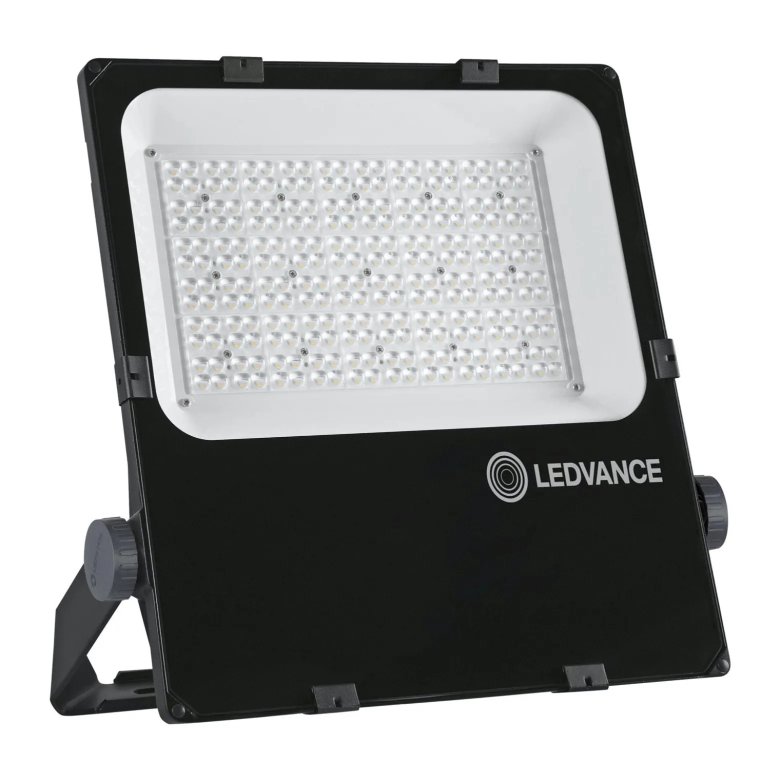 Ledvance LED Strålkastare Performance Svart 200W 26400lm 55x110D - 840 Kallvit | IP66 - Asymmetrisk
