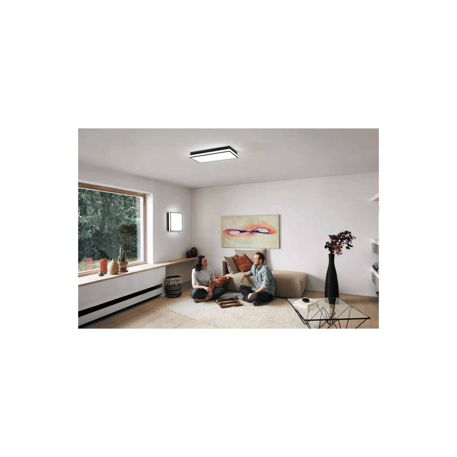 Ledvance LED Taklampa Magnet Svart 42W 2500lm - 830-865 Justerbar Vit | Dimbar