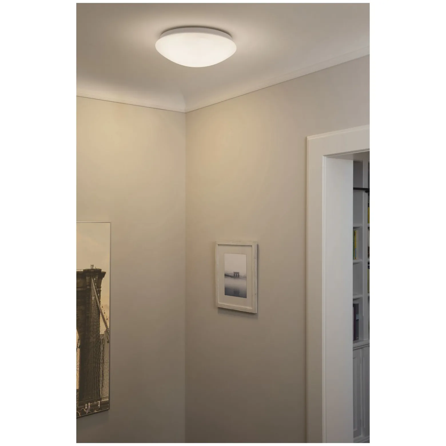 Ledvance LED Taklampa Vägglampa Badrumsbelysning Krom 18W 1250lm - 830-840 CCT | IP44