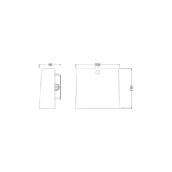 Ledvance LED Urban Väggpack Aluminium Grå 40W 4800lm - 840 Kallvit