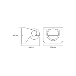 Ledvance LED Vägglampa Endura Stil Sfärisk Mörk Grå 8W - 830