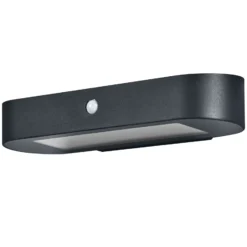 Ledvance LED Vägglampa Utomhus Endura Stil Svart 6W 540lm - 840 Kallvit | IP44 - Rörelse- och Ljussensor