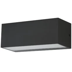 Ledvance LED Vägglampa Utomhus Endura Stil Grå 12W 700lm - 830 Varm Vit | IP65