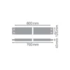 Ledvance Linear IndiviLED Infill 600 Vit