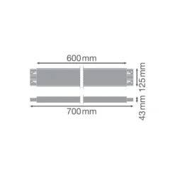 Ledvance Linear IndiviLED Infill 600 Vit