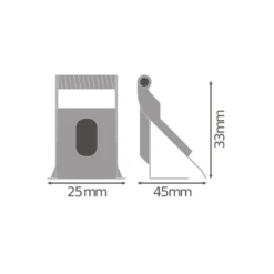 Ledvance Panel Value Recessed Mounting Clips (4x)