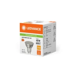 Ledvance Performance LED Spot Reflektor GU10 PAR16 6.9W 620lm 120D - 827 Extra Varm Vit | Ersättare 49W