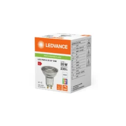 Ledvance Performance LED Spot Reflektor GU10 PAR16 3.4W 230lm 36D - 940 Kallvit | Bästa färgåtergivning - Dimbar - Ersättare 35W