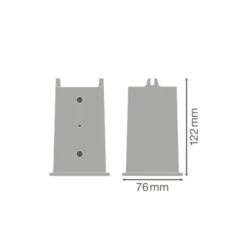 LEDVANCE Pole Adaptor gatubelysning Flex reduction | 60 to 42mm