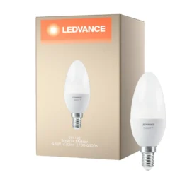 Ledvance Smart+ Matter E14 B40 4.9W 470lm - 827-865 Justerbar Vit | RGBW - Dimbar - Ersättare 40W