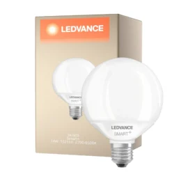 Ledvance Smart+ Wifi E27 Globe 16W 1521lm - 827-865 Justerbar Vit | Dimbar - Ersättare 100W