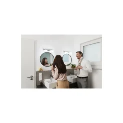 Ledvance Smart+ Wifi LED Vägglampa Badrumsbelysning Silver 12W 800lm - 830-865 Justerbar Vit | IP44