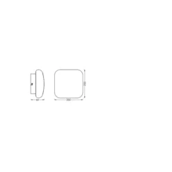 Ledvance Smart+ Wifi LED Vägglampa Badrumsbelysning Vit 12W 900lm - 830-865 Justerbar Vit | IP44