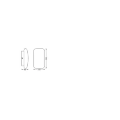 Ledvance Smart+ Wifi LED Vägglampa Badrumsbelysning Vit 12W 1000lm - 830-865 Justerbar Vit | IP44