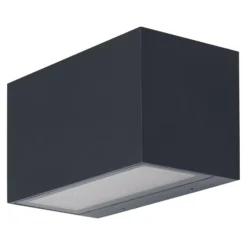 Ledvance Smart+ WiFi Vägglampa Brick Mörk Grå Utomhus 14W 600lm - 830 | RGBW