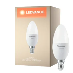Ledvance Smart+ Zigbee E14 B40 4.9W 470lm - 827-865 Justerbar Vit | Dimbar - Ersättare 40W