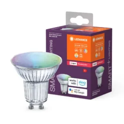 Ledvance Smart+ Zigbee GU10 Spot 4.9W 300lm 100D - 820-865 Justerbar Vit | RGBW - Dimbar - Ersättare 50W