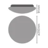 Ledvance Surface Cirkulär 250 13W 830 920lm Vit IP44 | Varm Vit