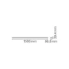 Ledvance TruSys Performance Rail system 50W 8000lm - 840 Kallvit | Smal Spridningsgrad - Dali Dimbar