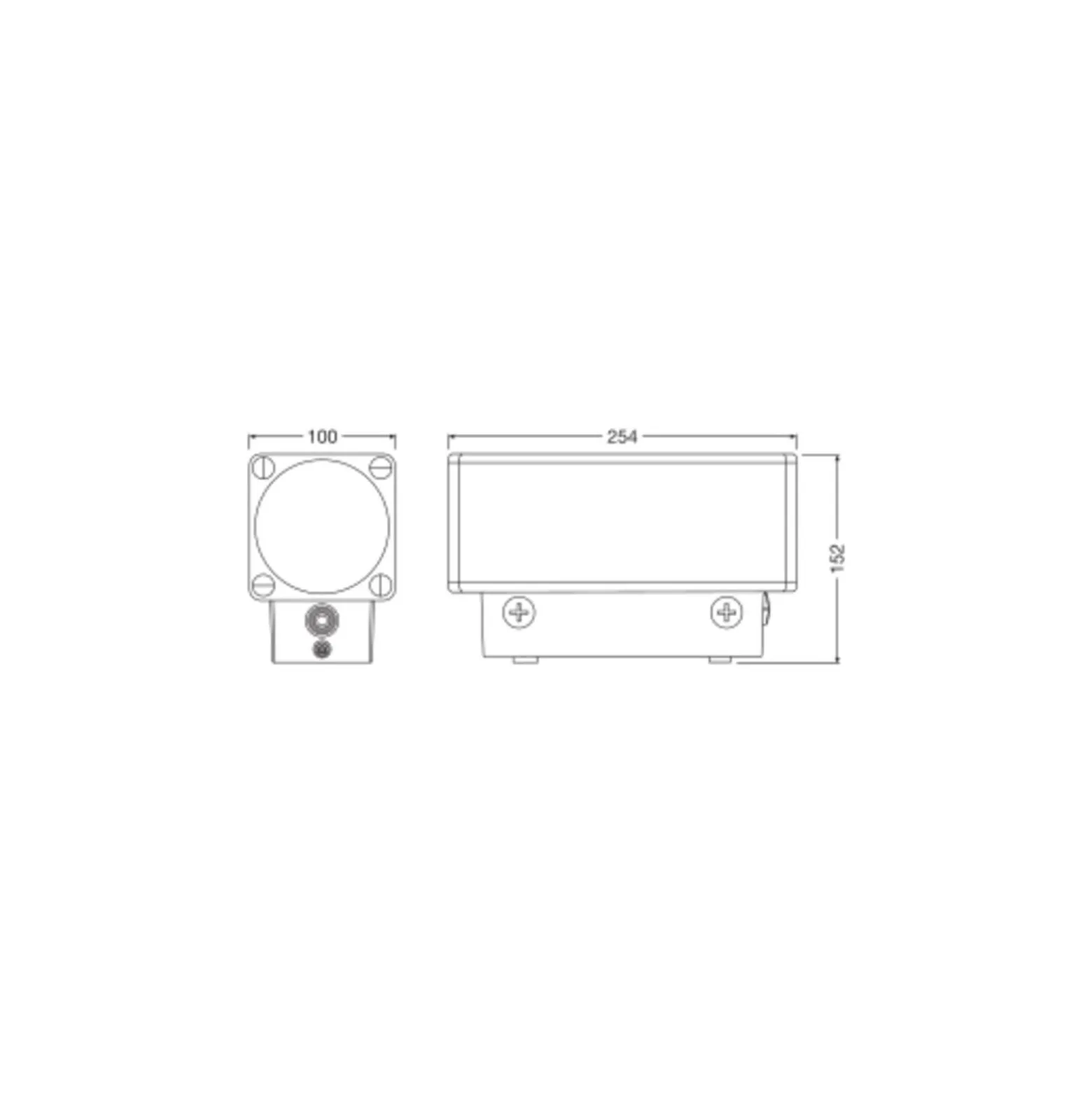 Ledvance Vägglampa Urban Vario Aluminium Grå Up & Down 27W 2700lm - 830-840 CCT | IP65 - Dali Dimbar