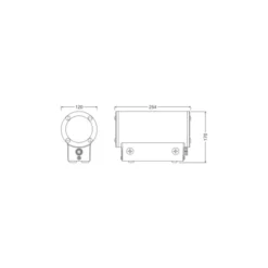 Ledvance Vägglampa Urban Vario Aluminium Svart Up & Down 27W 2700lm - 830-840 CCT | IP65 - Dali Dimbar