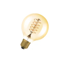 Ledvance Vintage 1906 LED E27 Globe Guld 4.8W 420lm - 822 Extra Varm Vit | Dimbar - Ersättare 37W