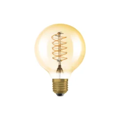 Ledvance Vintage 1906 LED E27 Globe Guld 4.8W 420lm - 822 Extra Varm Vit | Dimbar - Ersättare 37W