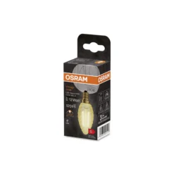 Ledvance Vintage 1906 LED E14 Kronljus Guld 1.5W 120lm - 824 Extra Varm Vit | Ersättare 12W